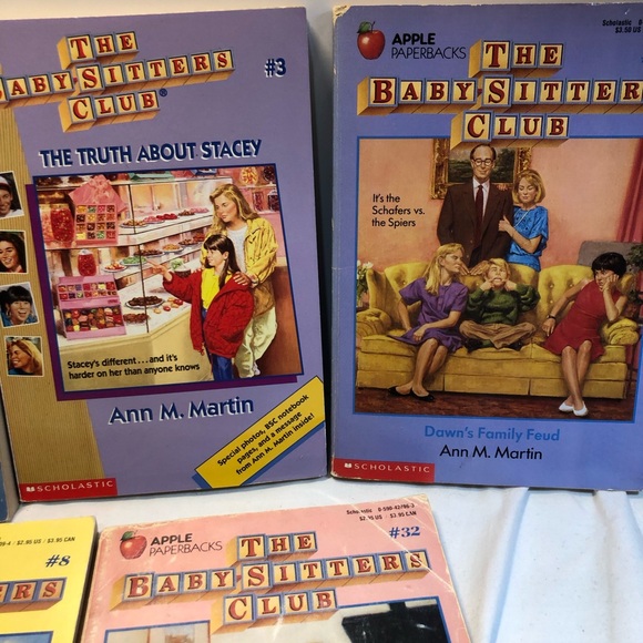 Vintage lot of 7 The Babysitters Club Books 1980/90’s Scholastic - Picture 4 of 15